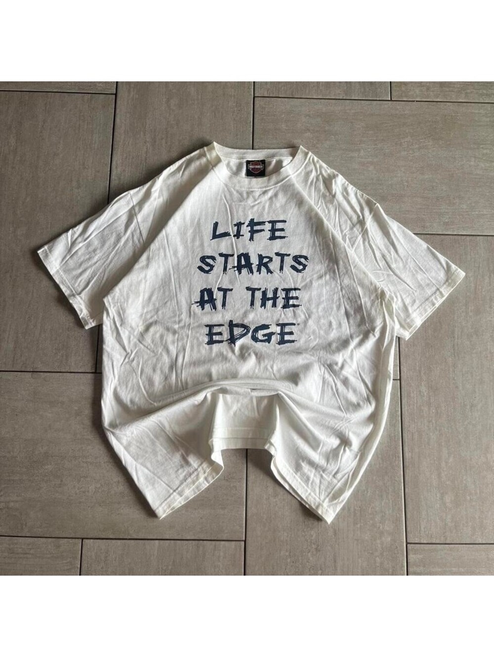 Harley Davidson Riders Edge Life Starts At The Edge White XL